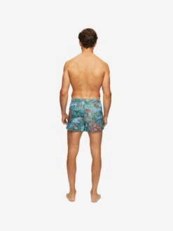 Men's Modern Fit Boxers Ledbury 59 Cotton Batiste Multi -Derek Rose Shop mens modern fit boxers ledbury 59 cotton batiste multi back