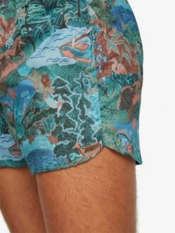 Men's Modern Fit Boxers Ledbury 59 Cotton Batiste Multi -Derek Rose Shop mens modern fit boxers ledbury 59 cotton batiste multi side