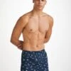 Men's Modern Fit Boxers Nelson 99 Cotton Batiste Navy -Derek Rose Shop mens modern fit boxers nelson 99 cotton batiste navy creative