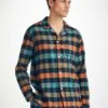 Men's Modern Fit Pyjamas Kelburn 40 Brushed Cotton Multi 1 Men's Modern Fit Pyjamas Kelburn 40 Brushed Cotton Multi -Derek Rose Shop mens modern fit pajamas kelburn 40 brushed cotton multi creative