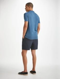 Men's Polo Shirt Jacob Sea Island Cotton Blue -Derek Rose Shop mens polo shirt jacob sea island cotton blue 1 back 845550c9 2dae 4fcd 9378 d5903a5d4728