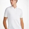 Men's Polo Shirt Jacob Sea Island Cotton White