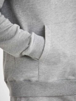 Men's Pullover Hoodie Quinn Cotton Modal Silver 14 Men's Pullover Hoodie Quinn Cotton Modal Silver -Derek Rose Shop mens pullover hoodie quinn cotton modal silver pocket
