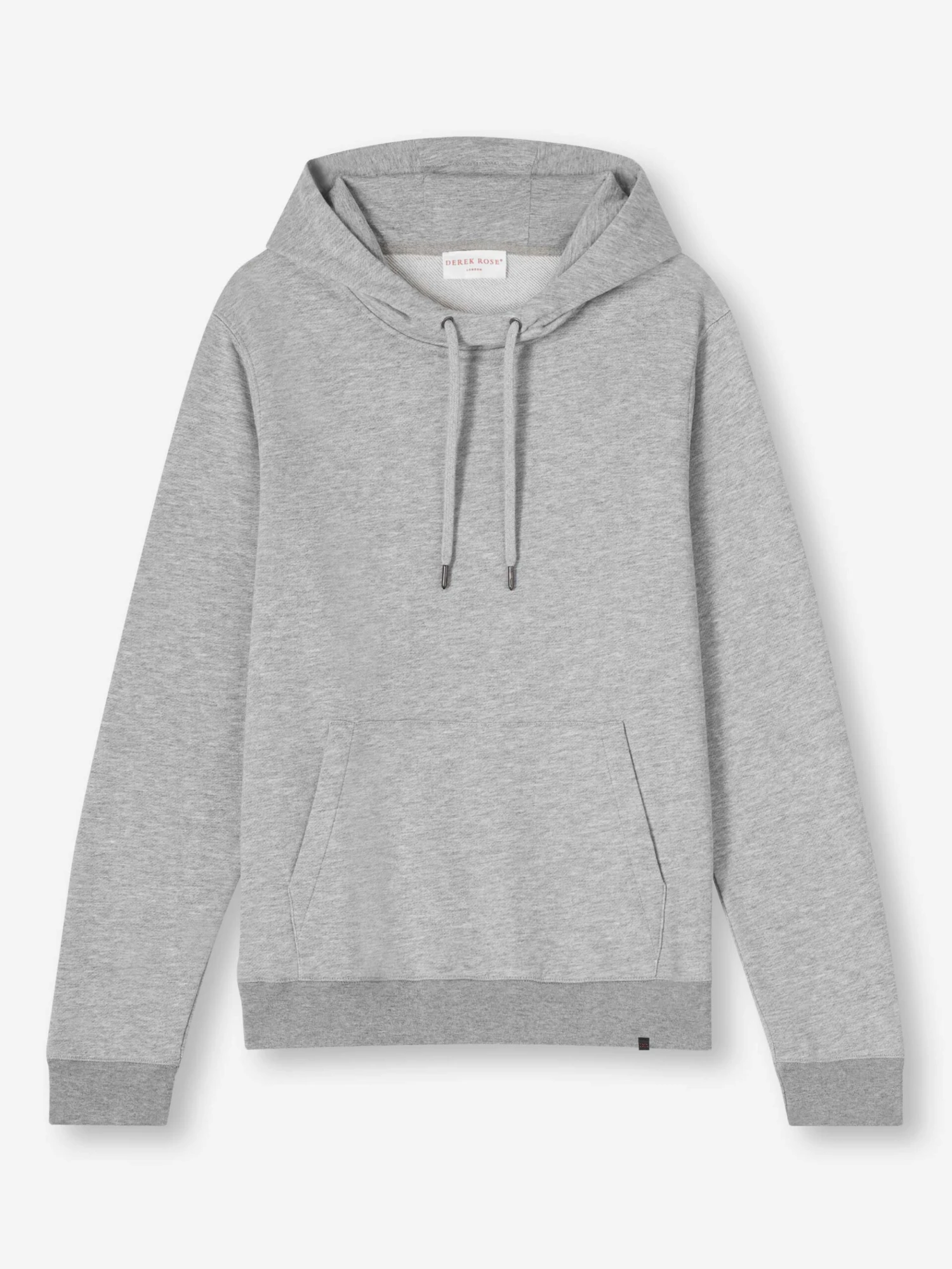 Men's Pullover Hoodie Quinn Cotton Modal Silver 4 Men's Pullover Hoodie Quinn Cotton Modal Silver - Image 2