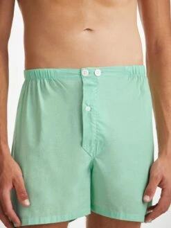 Men's Short Pyjamas Amalfi 1 Cotton Batiste Mint 14 Men's Short Pyjamas Amalfi 1 Cotton Batiste Mint -Derek Rose Shop mens pyjamas amalfi 1 cotton batiste mint shorts