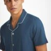 Men's Short Pyjamas Basel Micro Modal Stretch Navy 2 Men's Short Pyjamas Basel Micro Modal Stretch Navy -Derek Rose Shop mens short pyjamas basel micro modal stretch navy buttons 5b7f2254 8b68 44fa a051 f1683de6c645