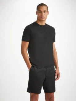 Men's Shorts Harris Lyocell Cotton Black