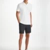 Men's Shorts Harris Lyocell Cotton Navy
