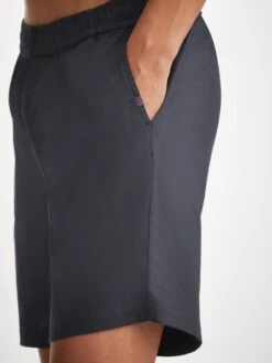 Men's Shorts Harris Lyocell Cotton Navy 15 Men's Shorts Harris Lyocell Cotton Navy -Derek Rose Shop mens shorts harris lyocell cotton navy pocket