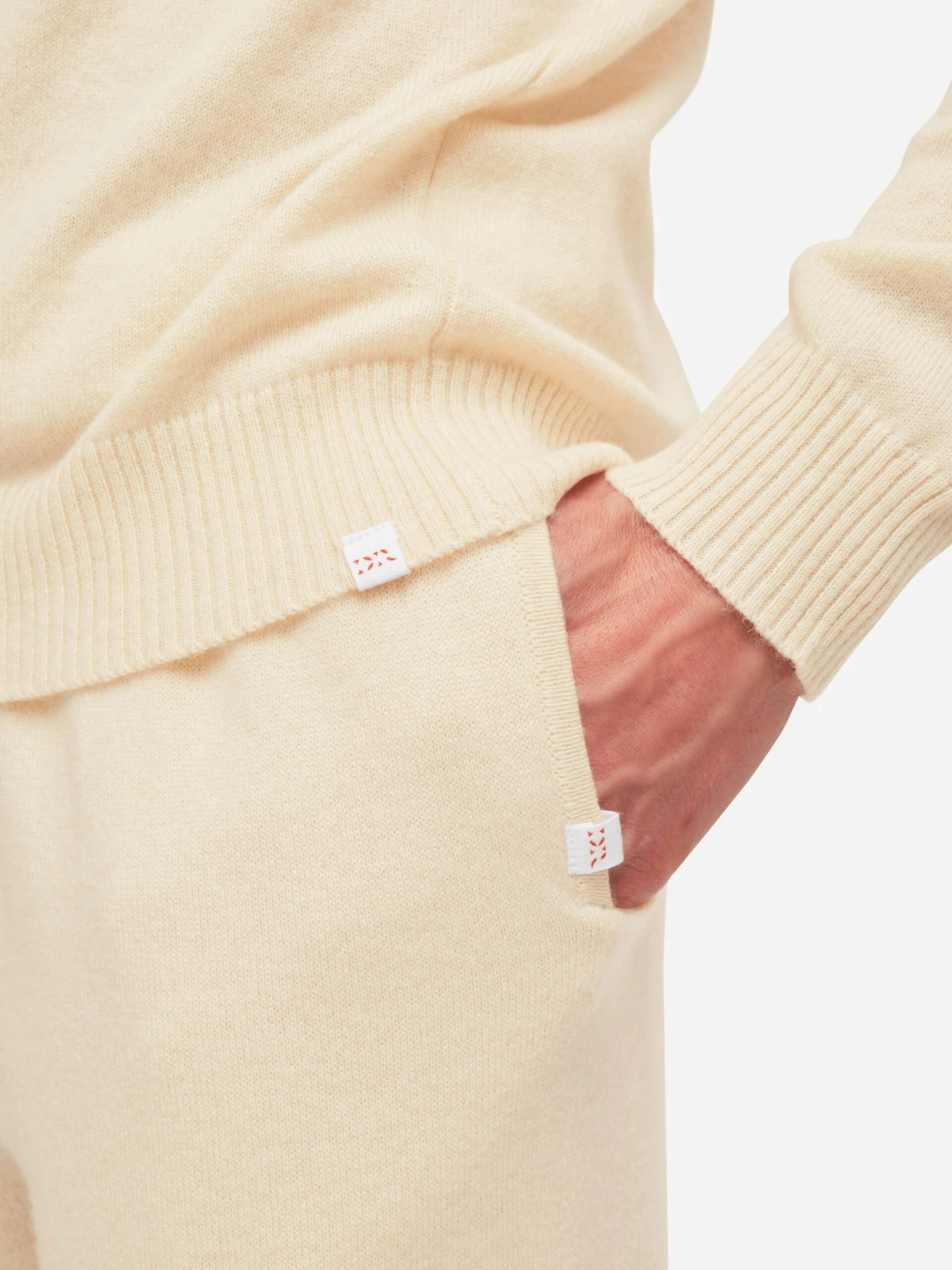 Men's Sweater Finley Cashmere Cream 9 Men's Sweater Finley Cashmere Cream - Image 7