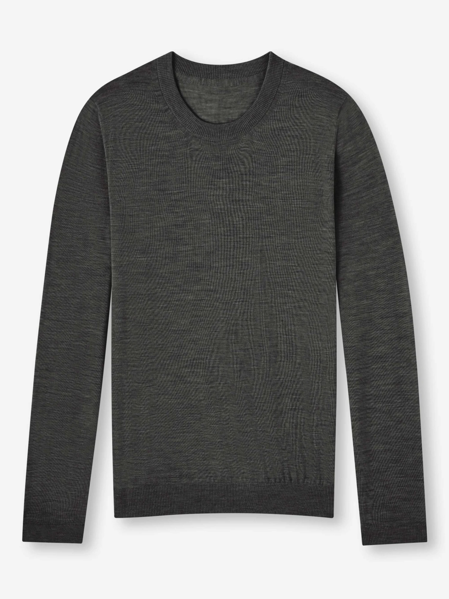 Men's Sweater Orson Merino Wool Charcoal 4 Men's Sweater Orson Merino Wool Charcoal - Image 2