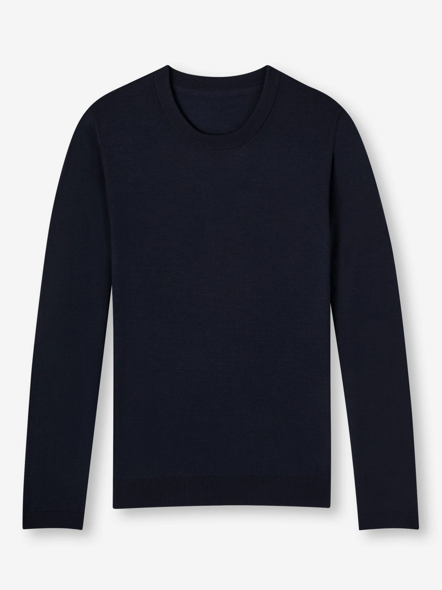 Men's Sweater Orson Merino Wool Navy 4 Men's Sweater Orson Merino Wool Navy - Image 2