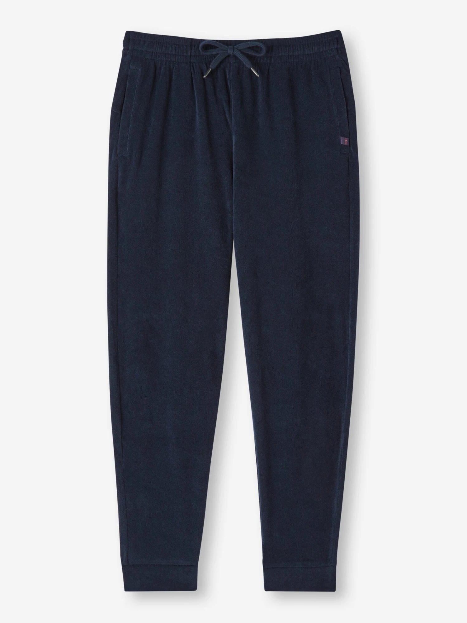 Men's Sweatpants Isaac Terry Cotton Navy 4 Men's Sweatpants Isaac Terry Cotton Navy - Image 2