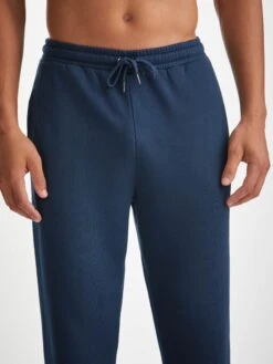 Men's Sweatpants Quinn Cotton Modal Navy 12 Men's Sweatpants Quinn Cotton Modal Navy -Derek Rose Shop mens sweatpants quinn cotton modal navy cords