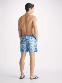 Men's Swim Shorts Maui 57 Multi 12 Men's Swim Shorts Maui 57 Multi -Derek Rose Shop mens swim shorts maui 57 multi back