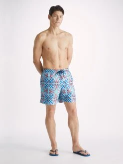 Men's Swim Shorts Maui 57 Multi 11 Men's Swim Shorts Maui 57 Multi -Derek Rose Shop mens swim shorts maui 57 multi front