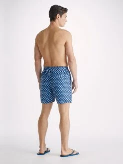 Men's Swim Shorts Maui 58 Navy 10 Men's Swim Shorts Maui 58 Navy -Derek Rose Shop mens swim shorts maui 58 navy back