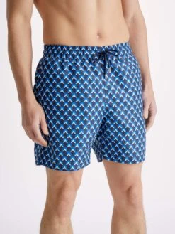 Men's Swim Shorts Maui 58 Navy 11 Men's Swim Shorts Maui 58 Navy -Derek Rose Shop mens swim shorts maui 58 navy prinjpg
