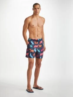 Men's Swim Shorts Maui 59 Multi -Derek Rose Shop mens swim shorts maui 59 multi front