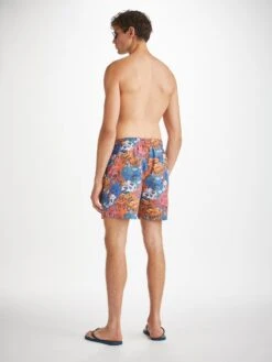 Men's Swim Shorts Maui 60 Multi -Derek Rose Shop mens swim shorts maui 60 multi back