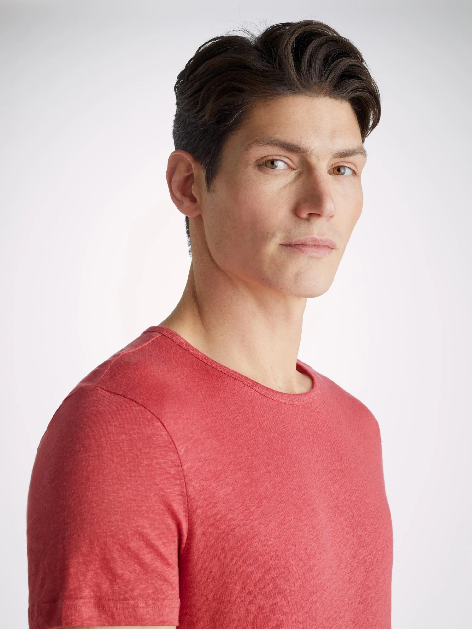 Men's T-Shirt Jordan Linen Soft Red 8 Men's T-Shirt Jordan Linen Soft Red - Image 6