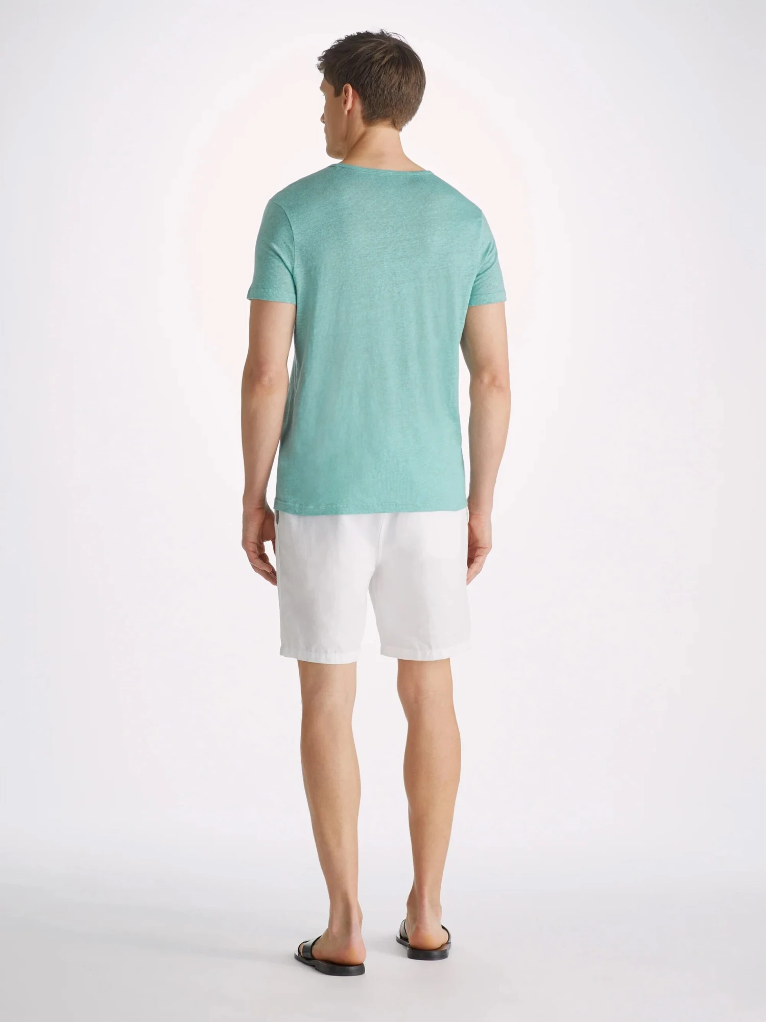 Men's T-Shirt Jordan Linen Soft Aqua 6 Men's T-Shirt Jordan Linen Soft Aqua - Image 4
