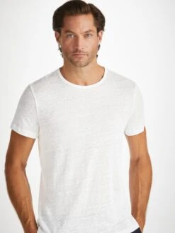 Men's T-Shirt Jordan Linen White -Derek Rose Shop mens t shirt jordan linen white crop