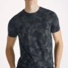 Men's T-Shirt London 11 Micro Modal Black -Derek Rose Shop mens t shirt london 11 micro modal black creative