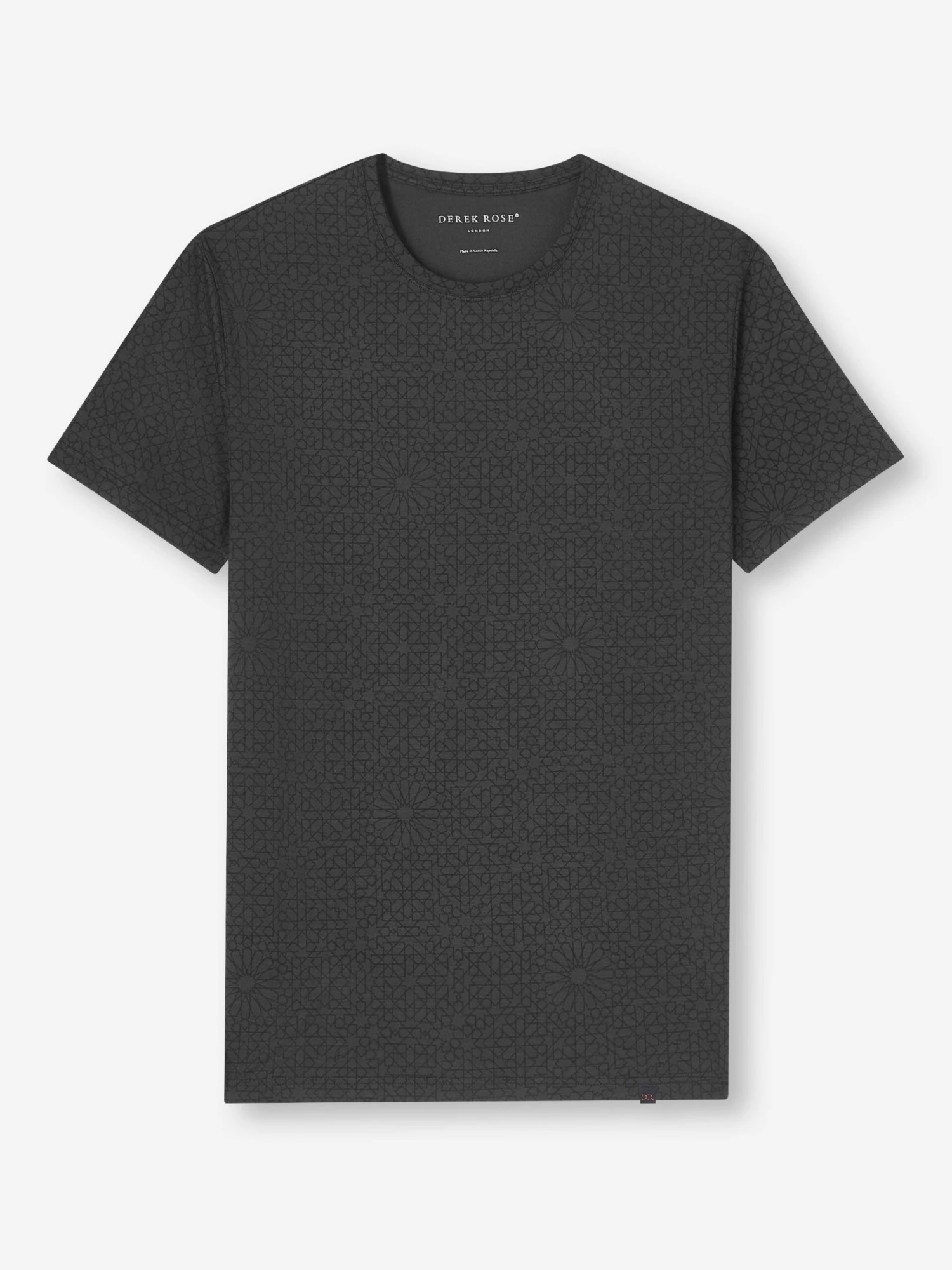 Men's T-Shirt London 12 Micro Modal Black 4 Men's T-Shirt London 12 Micro Modal Black - Image 2