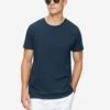 Men's T-Shirt Riley Pima Cotton Navy -Derek Rose Shop mens t shirt riley pima cotton navy creative