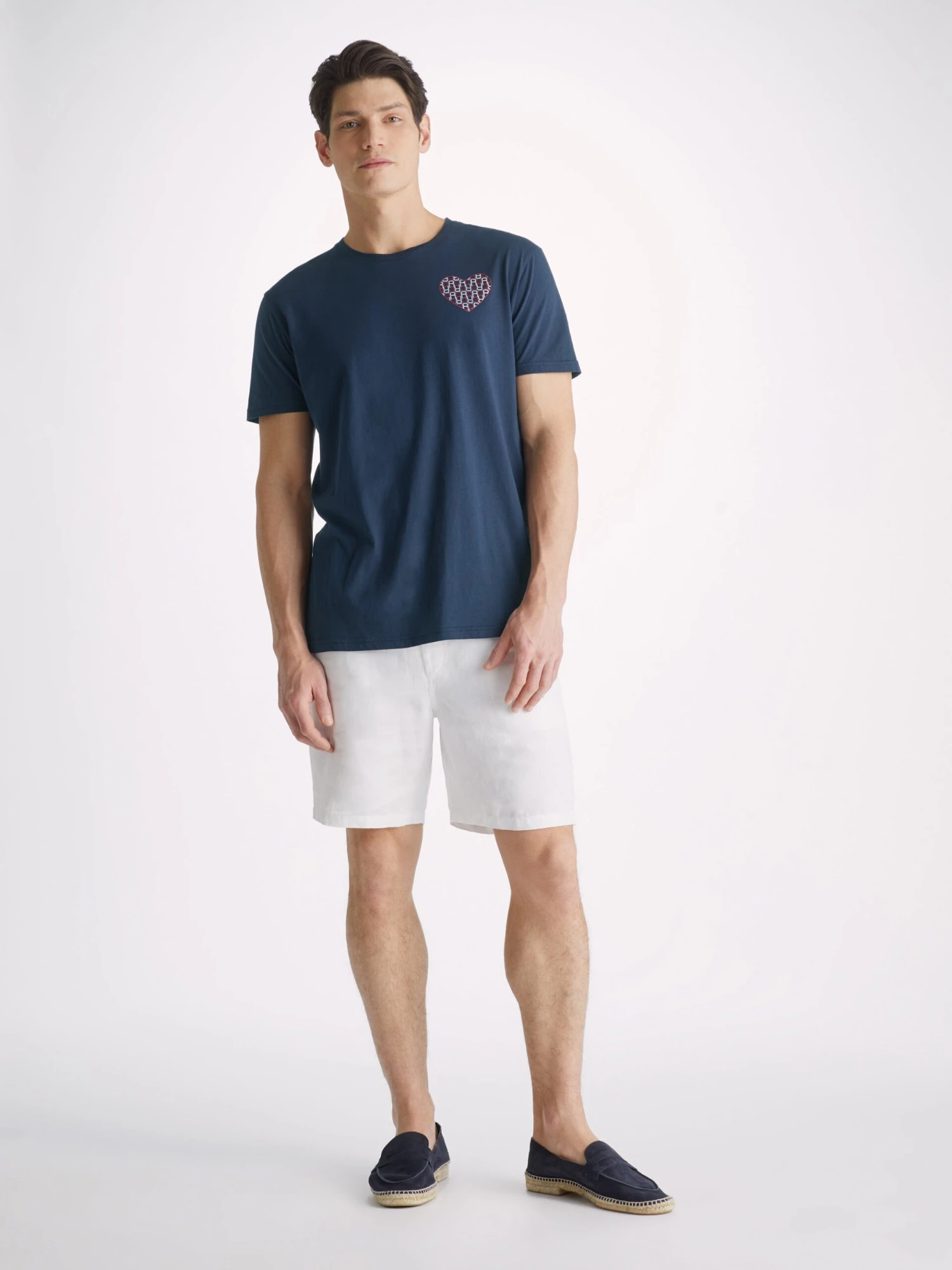 Men's T-Shirt Ripley 15 Pima Cotton Navy 6 Men's T-Shirt Ripley 15 Pima Cotton Navy - Image 4