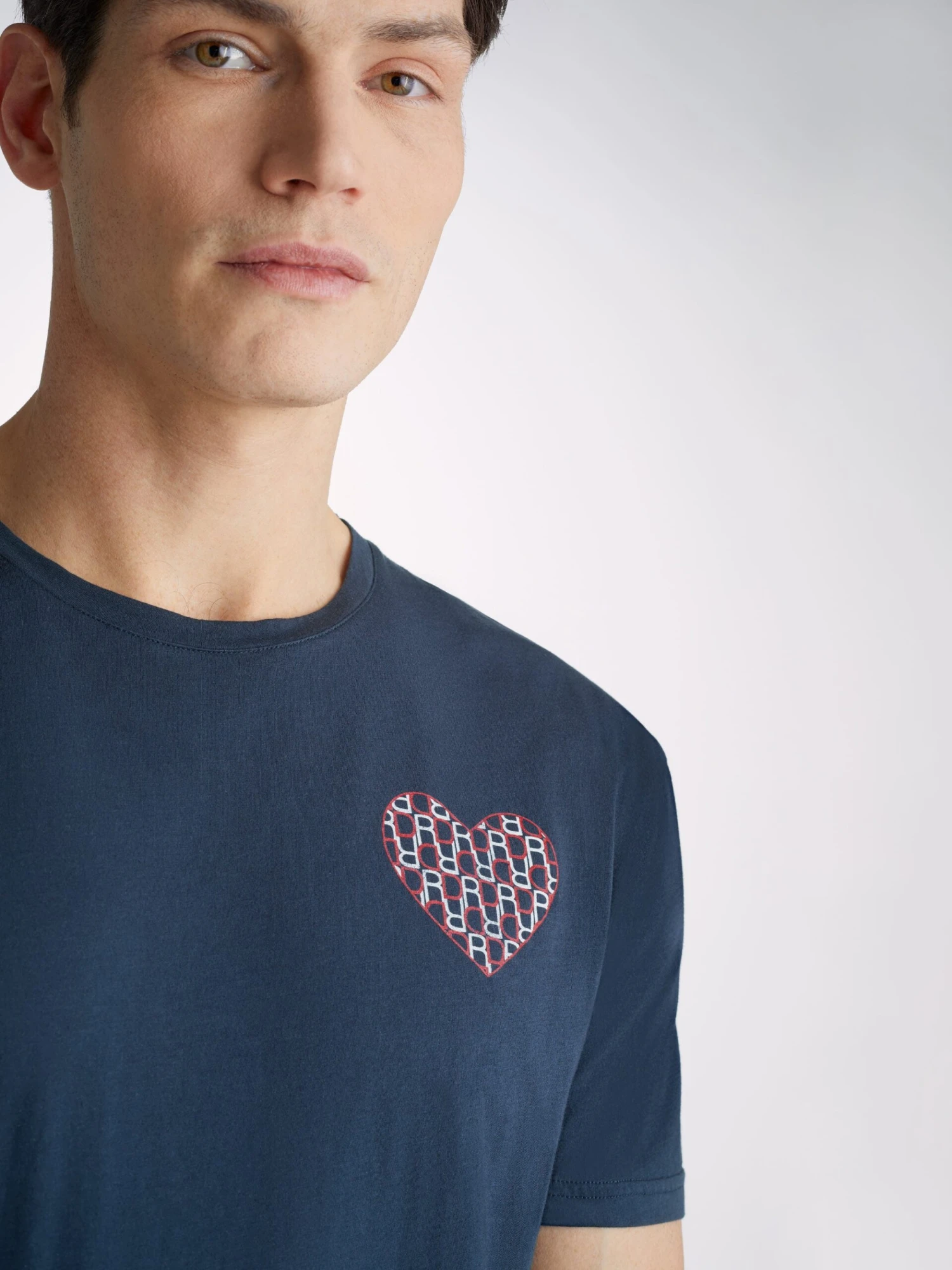 Men's T-Shirt Ripley 15 Pima Cotton Navy 8 Men's T-Shirt Ripley 15 Pima Cotton Navy - Image 6