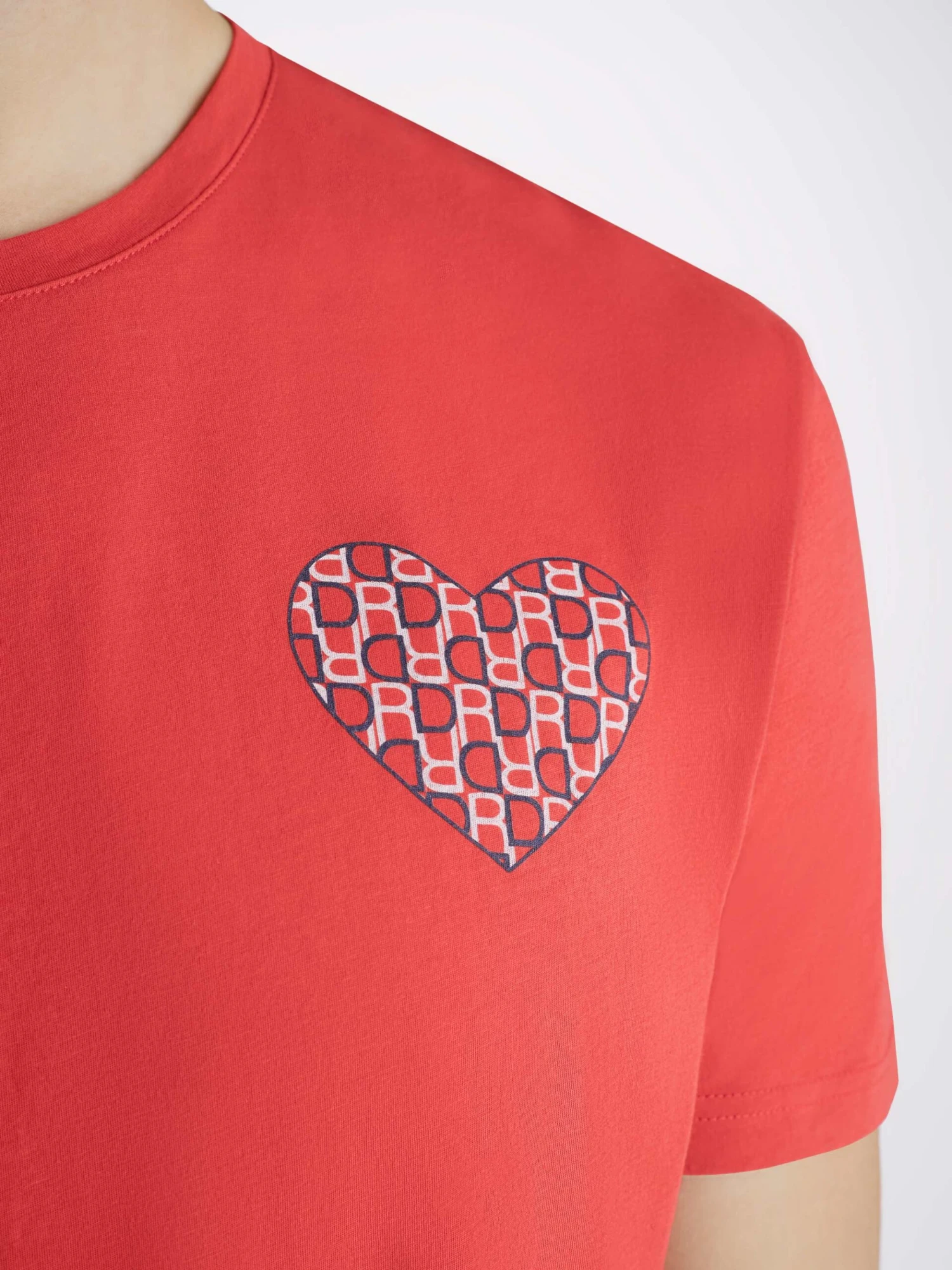 Men's T-Shirt Ripley 15 Pima Cotton Red 7 Men's T-Shirt Ripley 15 Pima Cotton Red - Image 5