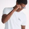 Men's T-Shirt Ripley 16 Pima Cotton White -Derek Rose Shop mens t shirt ripley 16 pima cotton white sunnies
