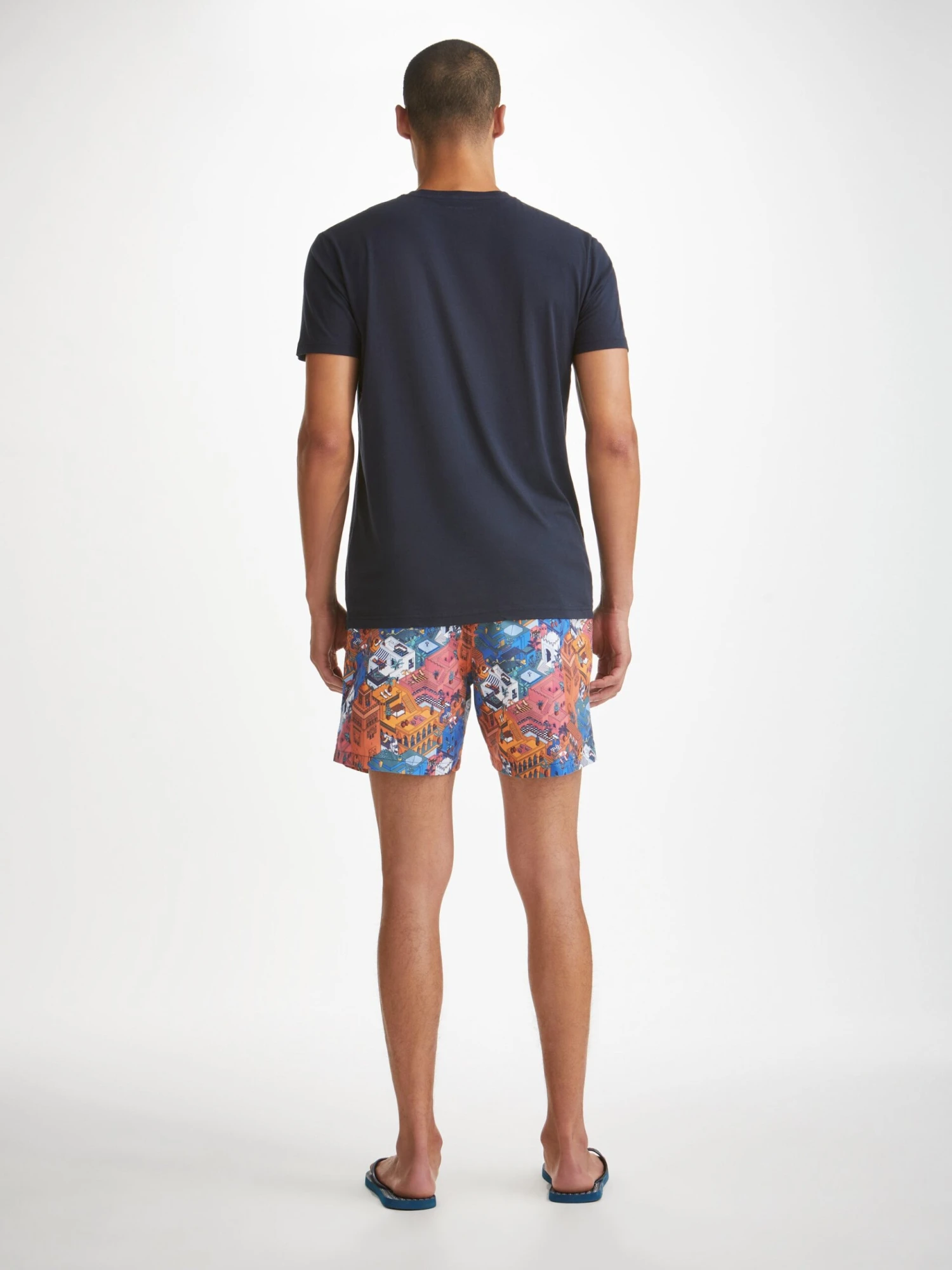 Men's T-Shirt Ripley 18 Pima Cotton Navy 6 Men's T-Shirt Ripley 18 Pima Cotton Navy - Image 4