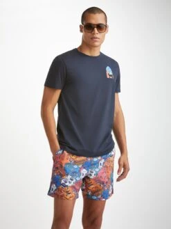 Men's T-Shirt Ripley 18 Pima Cotton Navy