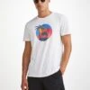 Men's T-Shirt Ripley 19 Pima Cotton White 1 Men's T-Shirt Ripley 19 Pima Cotton White -Derek Rose Shop mens t shirt ripley 19 pima cotton white creative
