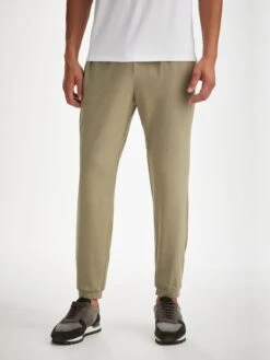 Men's Track Pants Basel Micro Modal Stretch Khaki
