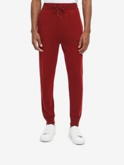 Men's Track Pants Finley Cashmere Deep Red