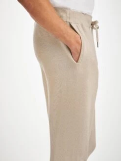 Men's Track Pants Finley Cashmere Oat 14 Men's Track Pants Finley Cashmere Oat -Derek Rose Shop mens track pants finley cashmere oat pocket