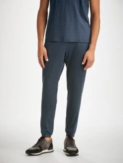 Men's Track Pants London 12 Micro Modal Navy -Derek Rose Shop mens track pants london 12 micro modal navy creative