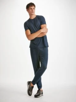 Men's Track Pants London 12 Micro Modal Navy