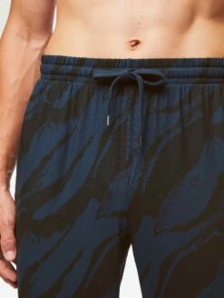 Men's Track Pants London 8 Micro Modal Navy -Derek Rose Shop mens track pants london 8 micro modal navy drawstring