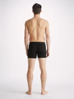 Men's Trunks Alex Micro Modal Stretch Black 12 Men's Trunks Alex Micro Modal Stretch Black -Derek Rose Shop mens trunks alex micro modal stretch black back