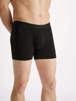 Men's Trunks Alex Micro Modal Stretch Black 13 Men's Trunks Alex Micro Modal Stretch Black -Derek Rose Shop mens trunks alex micro modal stretch black band