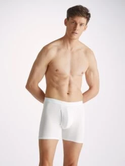Men's Trunks Alex Micro Modal Stretch White