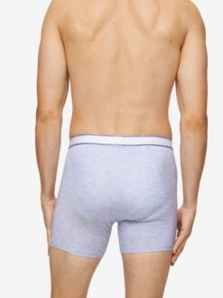 Men's Trunks Ethan Micro Modal Stretch Blue 15 Men's Trunks Ethan Micro Modal Stretch Blue -Derek Rose Shop mens trunks ethan micro modal stretch blue length