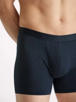 Men's Trunks Jack Pima Cotton Stretch Navy -Derek Rose Shop mens trunks jack pima cotton stretch navy seam