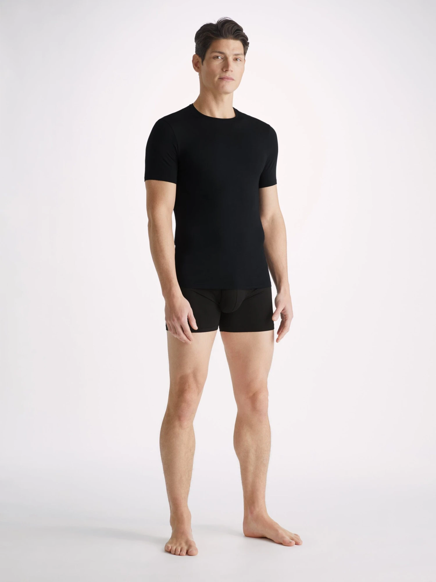 Men's Underwear T-Shirt Alex Micro Modal Stretch Black 5 Men's Underwear T-Shirt Alex Micro Modal Stretch Black - Image 3