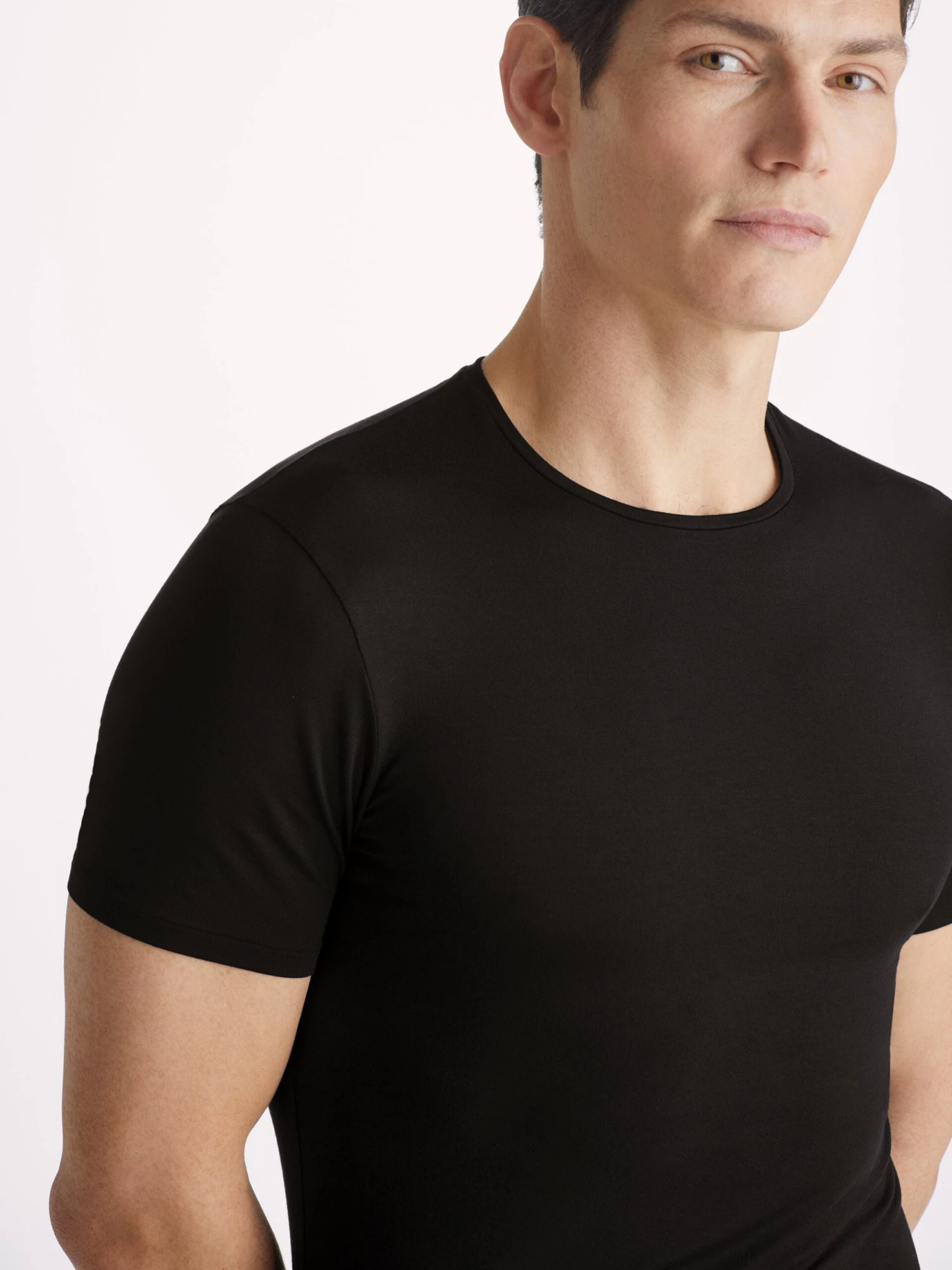 Men's Underwear T-Shirt Alex Micro Modal Stretch Black 8 Men's Underwear T-Shirt Alex Micro Modal Stretch Black - Image 6